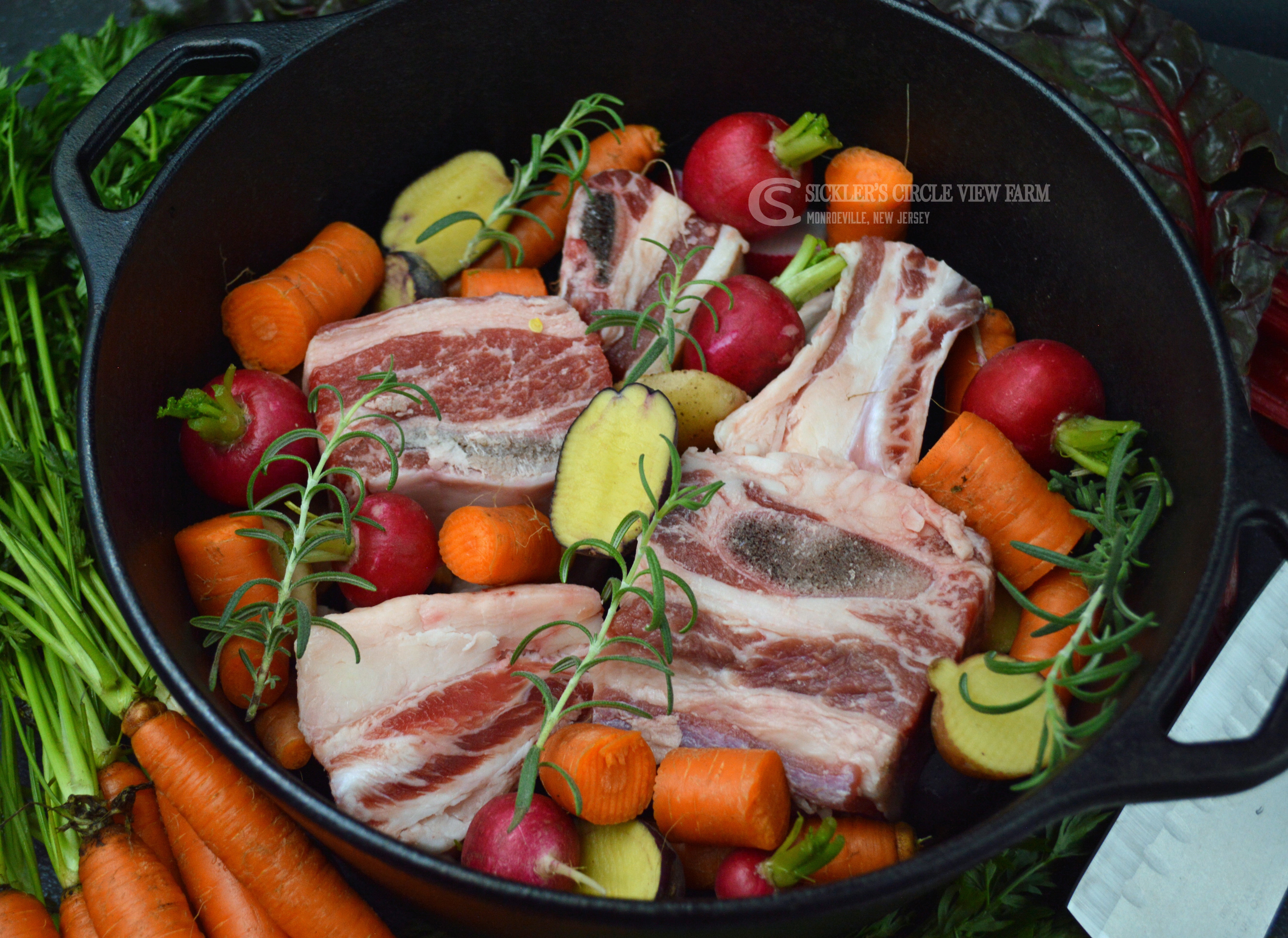 Beef Short Ribs (3lbs.+) – Sickler’s Circle View Farm